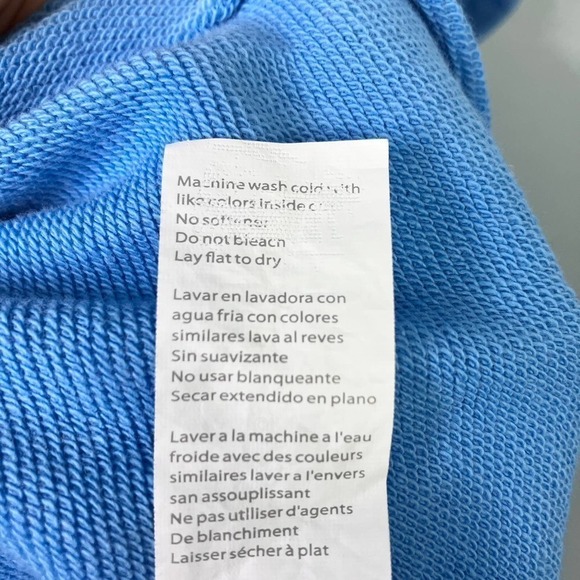 FABLETICS Terry Short Sleeve Mini Dress in Island Escape Blue Women's Size XXL - Picture 10 of 15